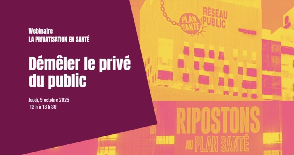 webinaire privatisation santé